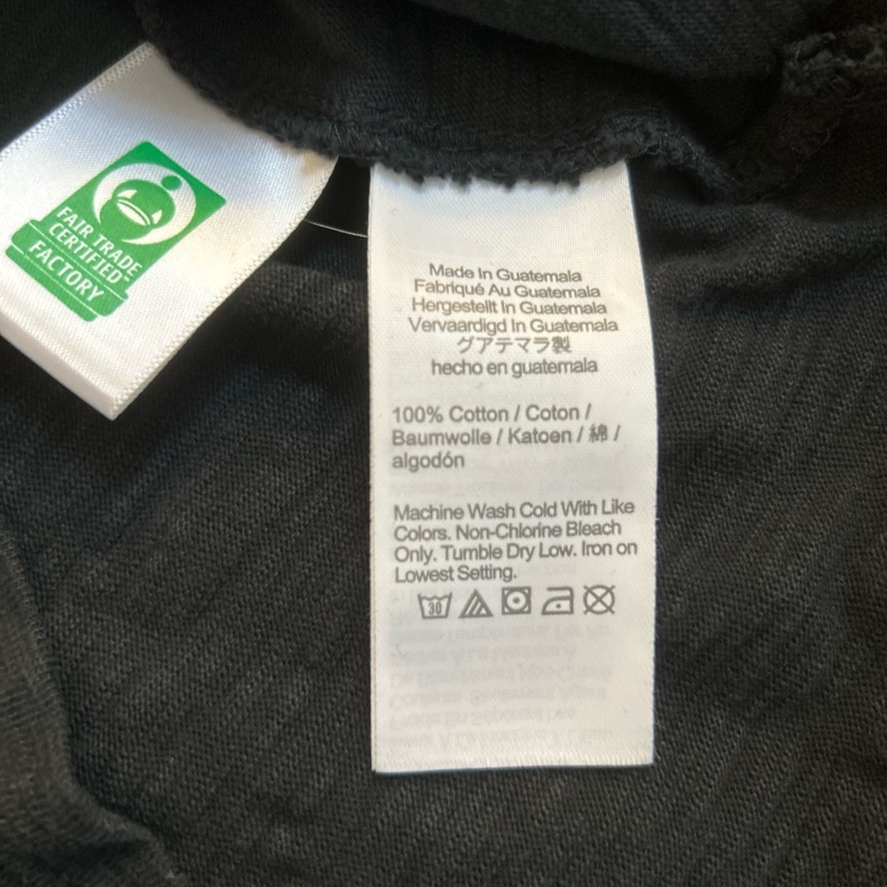J CREW |  Black Sleeveless Shift Cotton Tank Dress Minimalist | Size XS - Picture 6 of 9